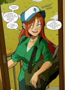 Wendy’s Visit (Gravity Falls) [Swain Art]